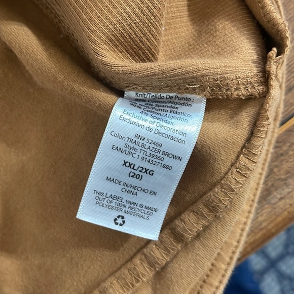 Time & tru zip up jacket plus size XXL - Picture 6 of 6